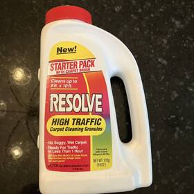 Resolve 019200006279 High Traffic Carpet Cleaning Granules Starter Pack Discontinued 75% Full
