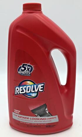 1920085377 Resolve Steam Carpet Cleaner Solution Shampoo 60oz Bottle 2x Concentrate Vacuum
