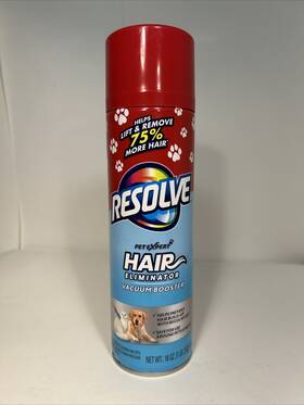 1920099714 Resolve Pet Expert Hair Eliminator New Carpet Cleaner And Vacuum Booster 18 Oz