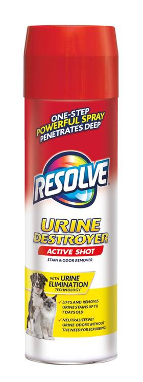 1920099782 Resolve Urine Destroyer Active Shot Stain And Odor Remover Upholstery Carpet Cl