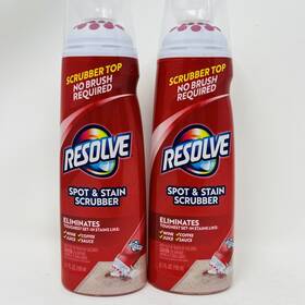50029883 Resolve 2 X Spot Carpet Stain Scrubber Wine Coffee Juice Sauce 6.7 Oz New