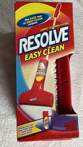 Rac82844 Resolve Easy Clean Pro Carpet Cleaner Gadget And Foam Spray Refill Fresh