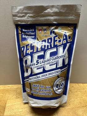 Restor A Deck 853053008109 Restore-a-deck Wood Brightener Neutralizer 2 Lb. Professional Grade