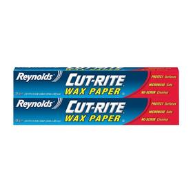 Reynolds Wrap 799289772035 Cut Rite Wax Paper 75 Sq Ft Pack Of 2
