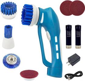 Richoose 313022333323 Cordless Electric Scrubber Power Spin Handheld With 6