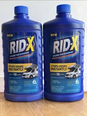 Rid-x 019200842556 New 24 Oz Holding Tank Deodorizer 2-pk - Free Shipping