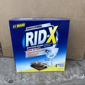 1920089448 Rid-x Professinal 39.2 Oz. Powder Septic Tank Treatment 4-pack
