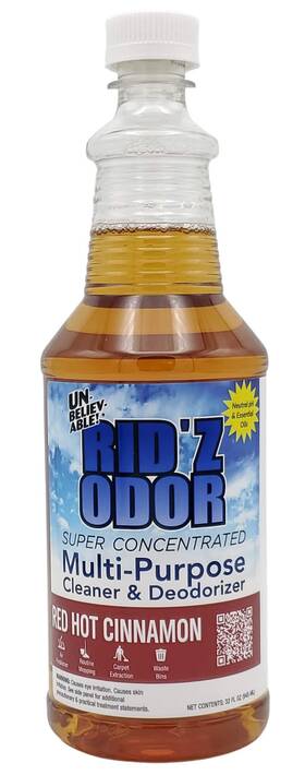 Ridz Odor 076803535018 Unbelievable Super Red Hot Cinnamon 1 Quart Count