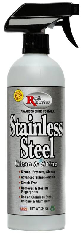 Rock Doctor 825459351158 Stainless Steel Cleaner And Protectant Streak-free Cleaning Solution For Chr