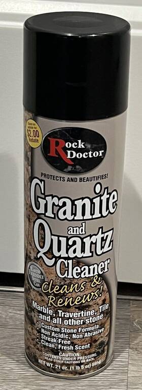 Rock Doctor 825459351202 Granite And Quartz Cleaner 21oz Natural Stone Abrasive Free