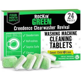 Rockin Green 060991490377 Rockinft Deep Cleaning And Deodorizing Tablets For Dishwashers Washing