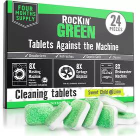 Rockin Green 313103589588 Rockinft Washing Machine Cleaning Tablets Dish Washer Cleaner And