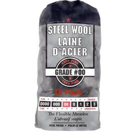 Rmg-swvf16 Rocky Mountain Goods #00 Steel Wool Pads - 12 Pack Of Very Fine For Cleaning Polishing Glass