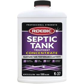 K37-q-c1500-4 Roebic K-37 1 Quart Concentrate Septic Tank Treatment Pack Of 4
