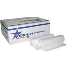 107796 Roll 33gl Liner 741224233224 Cs Janitorial 25 .95mil 33x39 8 Clear Renown