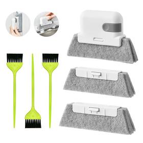 Zxwc001 Rooyoon Jl&zxwc001 6pcs Magic Groove Gap Cleaning Brushes Kit Door Window Track Crevice For Sink