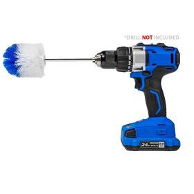 Rs300 Rotoscrub 600150997108 Long Reach Drill Brush Attachment All Purpose For Car Tires Toilets Corners Edge
