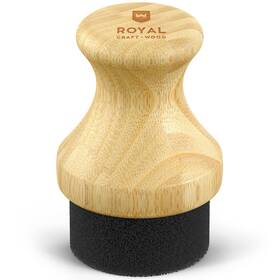 Royal Craft Wood 850009397973 Cutting Board Oil And Wax Applicator For Food Grade Mineral - Round Bambo