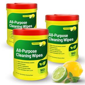 4022-80410a-00-81 Rts Home Accents Companies Inc Allpurpose Cleaning Wipes Citrus Scent Biodegradable Multisurf