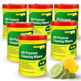 4022-80810a-00-81 Rts Home Accents Companies Inc All-purpose Cleaning Wipes Citrus Scent Biodegradable Mu