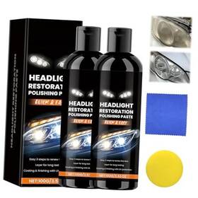 Ddpgj002 Ruanmian 2pcs Car Headlights Restoration Kit Headlight Stain Remover Polishing