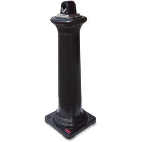 Fg9w3000bla Rubbermaid Commercial Smoking Receptacle 13 Inch X13x38-3/8 Black 9w3000bk