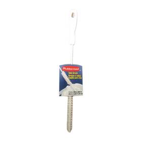 X.504 Rubbermaid G183 Tube Brush 11.5 Round Spiral White Cleaning Scrubber