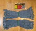 Rubbermaid Large Blend Mop Heads Cotton Synthetic Blue 086876188172