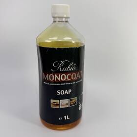 Rubio 410761303176 Monocoat Soap Universal 1l 33.8 Fl Oz Non Caustic Wood Cleaner 70% Full