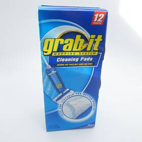 S.c. Johnson 046500514340 Grab It Go Mop Mopping System Cleaning Refill Pads Box Of 12 Discontinued