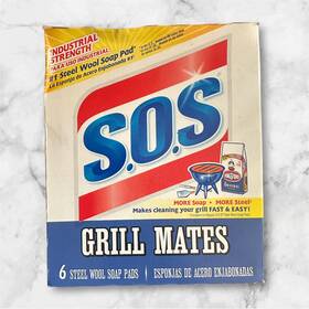 91011 S.o.s Grill Mates Steel Wool Soap Pads 6 2011