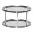 S676p Dial Two Tier Lazy Susan Turntable For Cabinet-steel Stainless 6 H X 10 1 2 Dia 077393676006