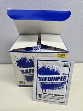 Wb0062 Safewipes Graffiti Remover Surface Cleaning Wipes -20 Ct Pack