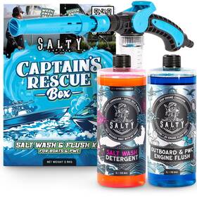 Salty Captain Est - 2019 369998150915 Boat Cleaner Set Pack Of 1 3 Piece Engine Concentrate Wash Detergent