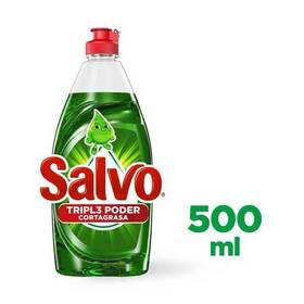 21222440010 Salvo Lavatrastes Alternative Dishwashing Soap 500ml Lemon Scent