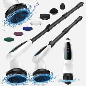 Ecb-k2 Sambiller Electric Spin Scrubber Cordless Cleaning Shower Brush Bathroom Cleaner Wi