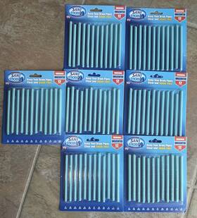 Sani Sticks 600606406321 Lot Of 7 Drain Cleaner Deodorizer Packs Unscented 12 Per Pack