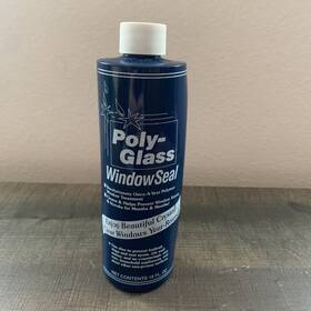 Santa Barbara Products 017729210160 Poly-glass Once-a-year Polymer Window Treatment Seal Cleaner Rare Htf Vtg