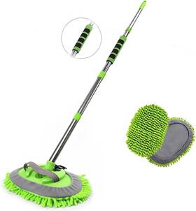 Tb-147 Santiyis Car Wash Brush With Long Handle Microfiber 62 Inch Soft Mop Mitt Scratch-free
