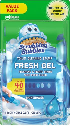 315411 Sc Johnson Scrubbing Bubbles Fresh Gel Toilet Bowl Cleaning Stamps Helps Keep Clean