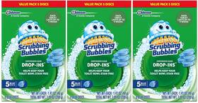 317391 Sc Johnson Scrubbing Bubbles Toilet Bowl Tablets Continuous Clean Drop In Discs Ea