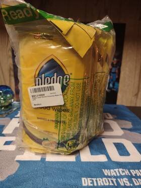 624489 Sc Johnson Pledge Expert Care Enhancing Wood Wipes Lemon Scent 24 Count 6 Packs New