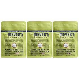 687611 Sc Johnson Mrs. Meyers Automatic Dishwasher Pods Lemon Verbena 20 Count - Pack Of 3