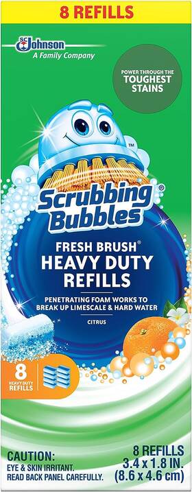 71103 Sc Johnson Scrubbing Bubbles Toilet Bowl Wand Cleaner Refills Fresh Brush Heavy Duty Clean