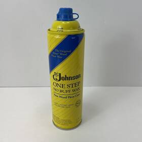 J3000125 Sc Johnson One Step No Buff Wax Fine Wood Floor Care 22 Fl Oz 60% Full Can