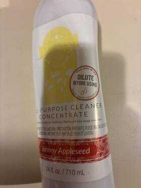 59132 Scentsy All-purpose Cleaner Concentrate Johnny Appleseed 24 Fl Oz 710 Ml New