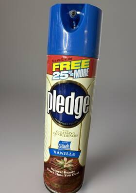 Scjohnson 046500613975 Vintage Pledge With Glade Vanilla Furniture Polish Spray 1998 95% Full Movie