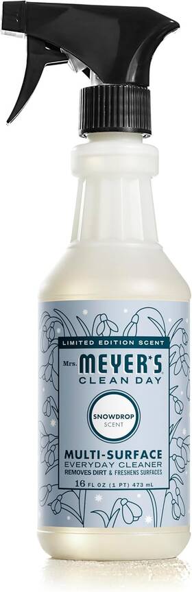Scjohnson 744759224071 Mrs. Meyers Clean Day All-purpose Cleaner Spray Snowdrop 16 Fl. Oz