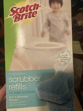 Scotch-brite 051141367873 9 1 Missing Disposable Scrubber Refills Toilet Clean Discontinued