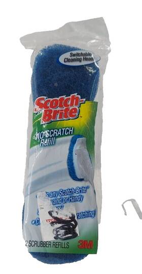 Scotch-brite 076308729080 Kitchen Scrubber No-scratch Small Refill 2-pa